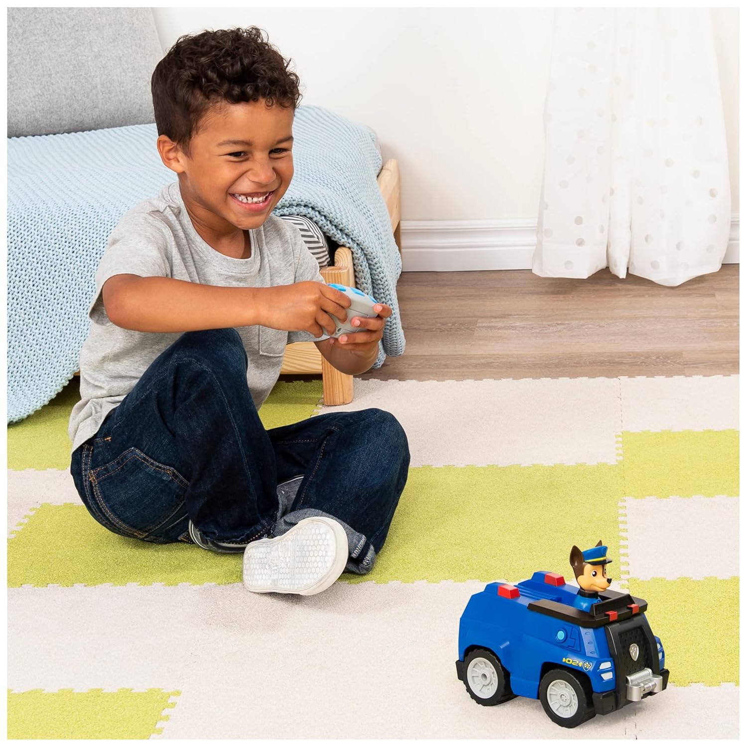 PAW Patrol Chases Remote Control Police Car with Remote Control Toy