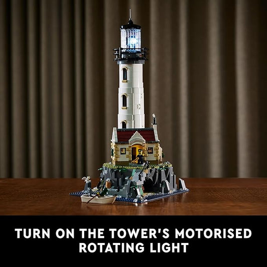 Ideas Motorised Lighthouse Building Kit for Adults (2065 Pieces)