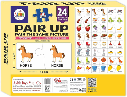 Ankit Toys & Games Pair Up Educational Puzzle