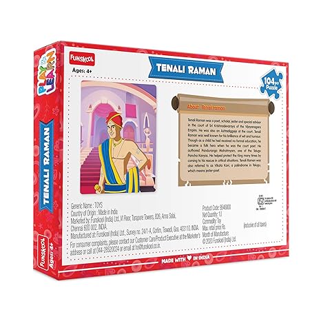 Play learn Funskool -Tenali Raman 104 Pieces Puzzle