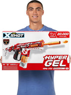 XSHOT Hyper Gel HPG-700 Blaster, Semi and Fully Automatic Gel Blaster & 20,000 Hyper Gel Pellets, 700 Capacity Mag, Eyewear, Up by ZURU
