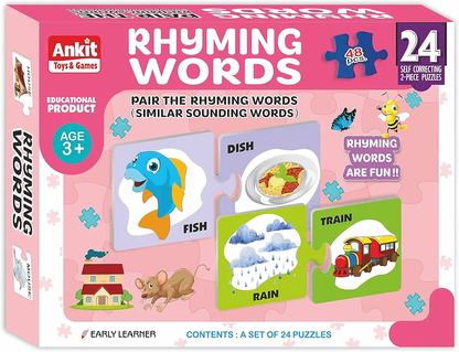 Ankit Toys & Games Rhyming Words Educational Puzzle