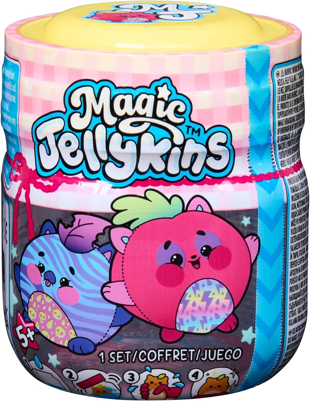 Magic Jellykins Mini Surprise Plush Pack of 1  Magic Water Activation 30 Seconds Revelation Soft Texture