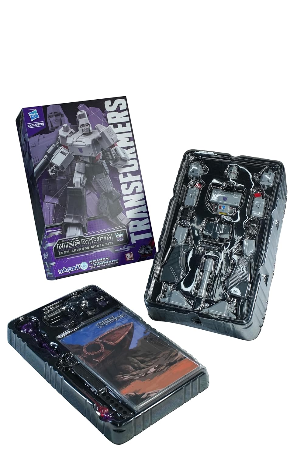 Transformers Authentics by YoloPark, Generation One - 20cm Megatron Model Kit - AMK Series, 22 Parts to Assemble, Assemble and Collect, Great Gift