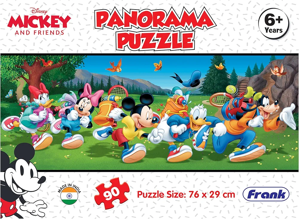 Frank Disney Mickey Mouse and Friends Panorama Jigsaw Puzzle