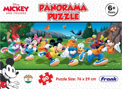 Frank Disney Mickey Mouse and Friends Panorama Jigsaw Puzzle