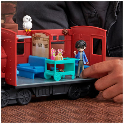 Wizarding World Harry Potter Hogwarts Express Train Playset with Hermione Granger and Harry Potter Collectible Figures and Accessories