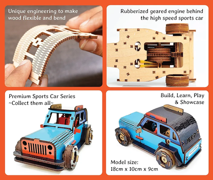 FUNVENTION Jeep Car - DIY Functional Mechanical