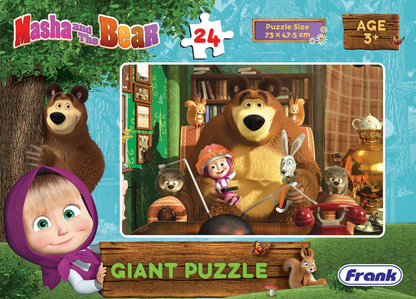 Frank Masha and The Bear Wildlife Giant Floor Jigsaw Puzzle