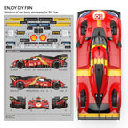 RASTAR Remote Control Car 1/14 Scale Ferrari 499P #50 Le Mans Champion Racing RC Car, R/C Toy Car for Kids Boys, Red 2.4G