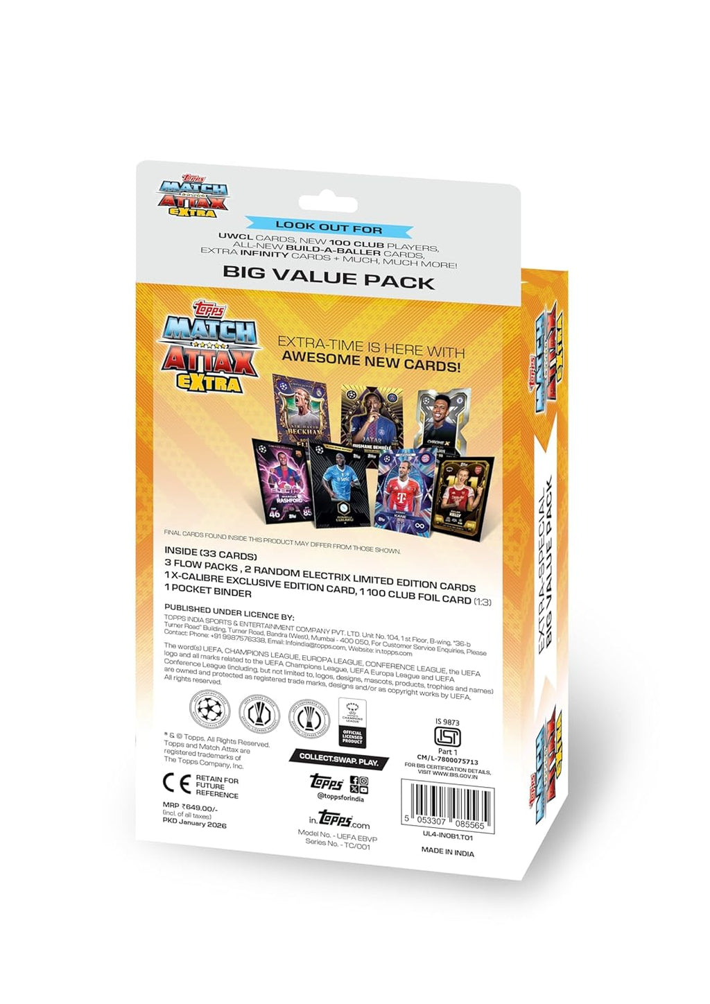 Topps Match Attax Extra UEFA Trading Cards 2026 Cocoland Toys