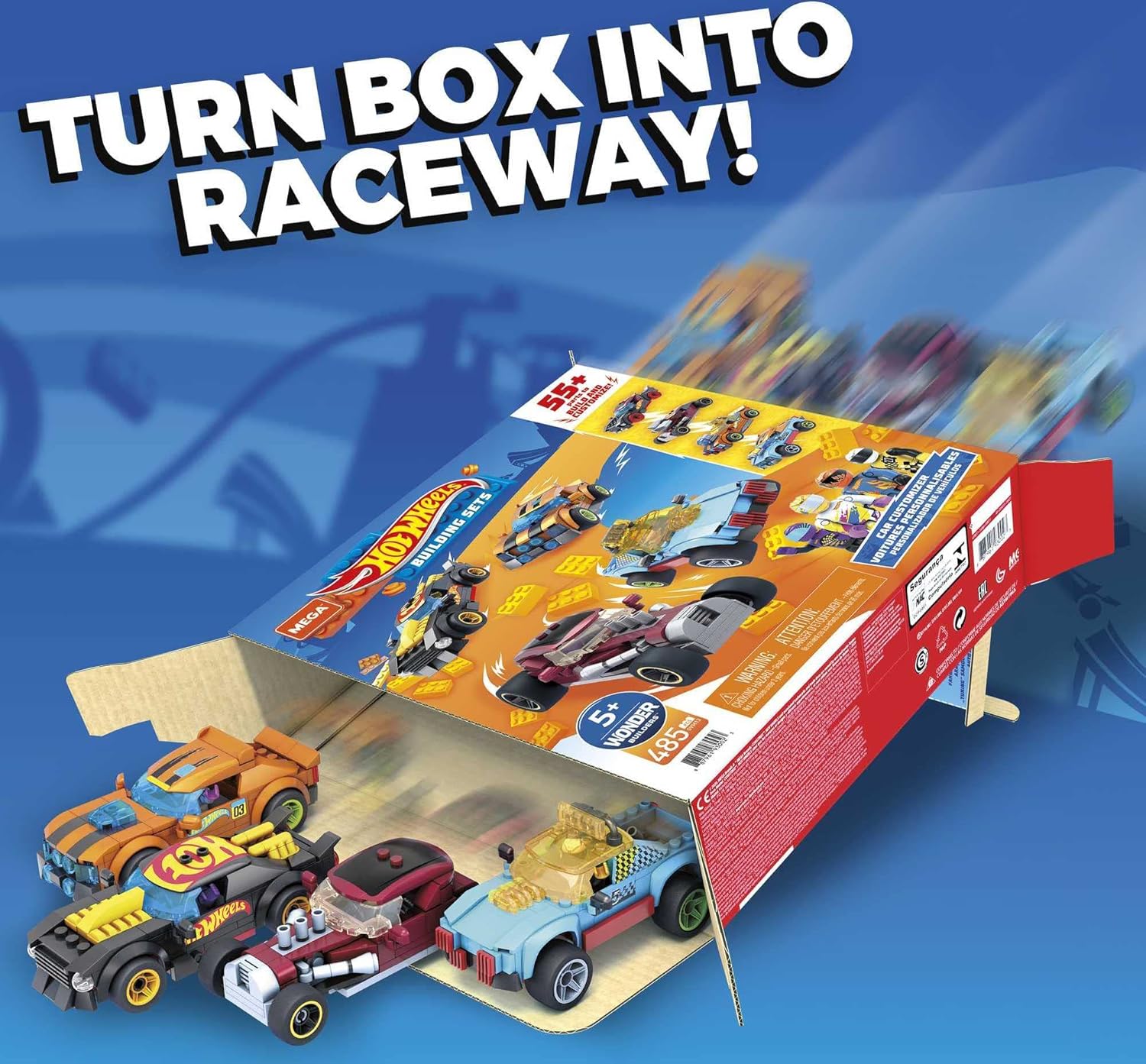 Mega Construx Hot Wheels Car Customizer Construction Set, Building Toys for Kids