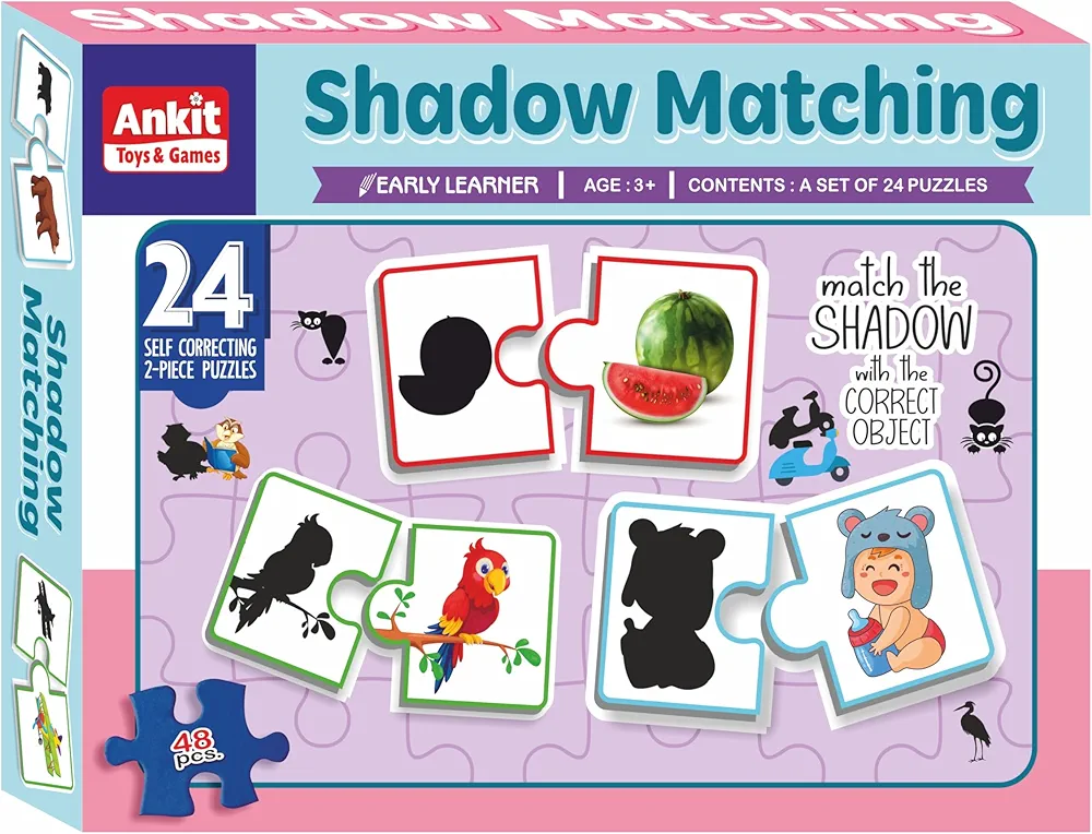 Ankit Toys & Games Shadow Matching Early Learner Puzzle Game