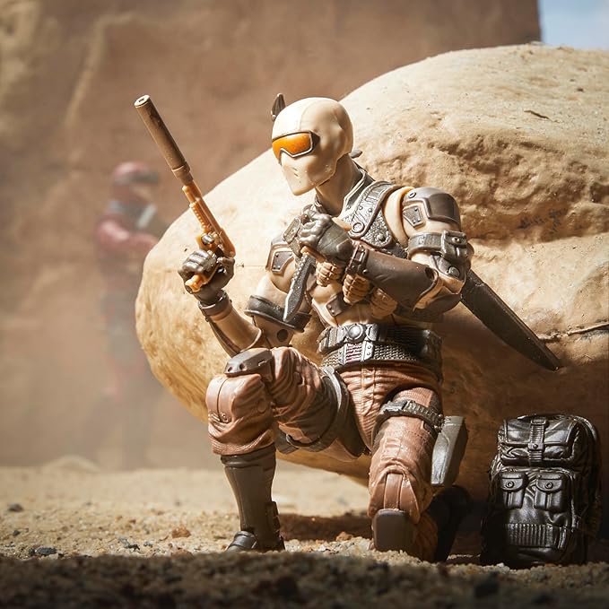 G.I. Joe Classified Series Desert Commando Snake Eyes, Collectible G.I. Joe Action Figures, 92, 6-Inch Action Figures for Boys & Girls, with 9 Accessories