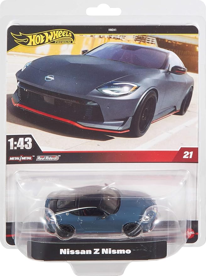 Hot Wheels Nissan Z Nismo Premium 1:43 Scale Model with Protector Case