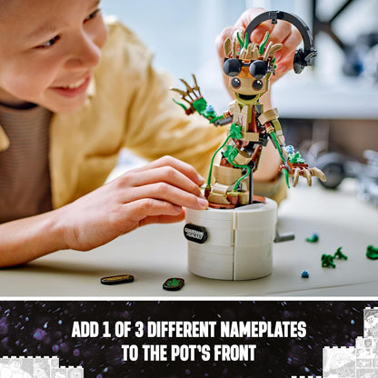 LEGO Marvel Dancing Groot Buildable Animated Toy 76297 Building Blocks Toys for 10+ Gift for Boys and Girls