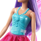 Dreamtopia Fairy Doll (11.5-in, Purple Hair) Wearing Skirt, Clip-On Wings & Tiara