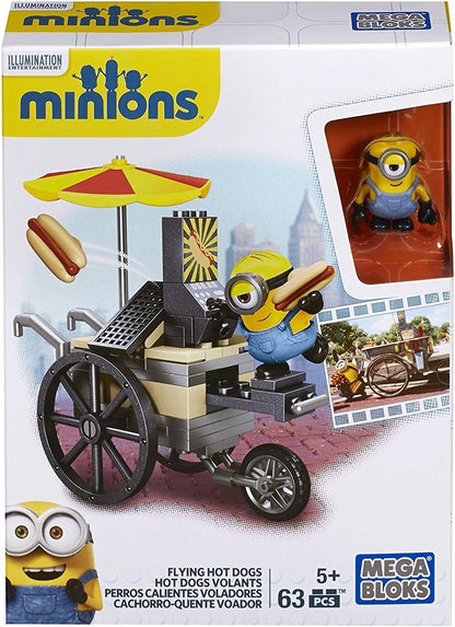 Minions Toys Mega Bloks Minion Movie Flying Hot Dogs