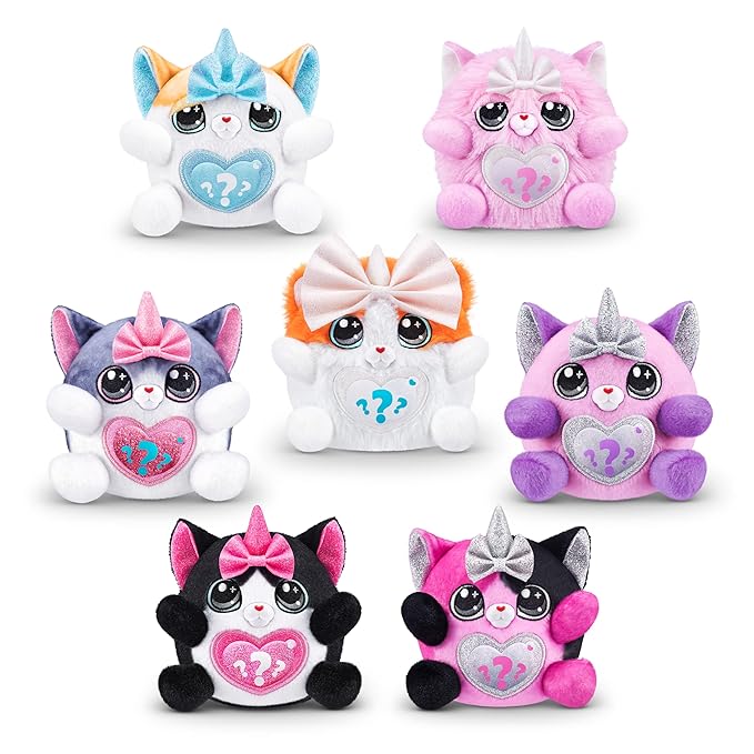 Rainbocorns Kittycorn Surprise Series 2, Sola the Bengal Cat - Collectible Plush - 10 Surprises to Unbox, Peel and Reveal Heart, stickers, Ages 3+ (Bengal Cat)