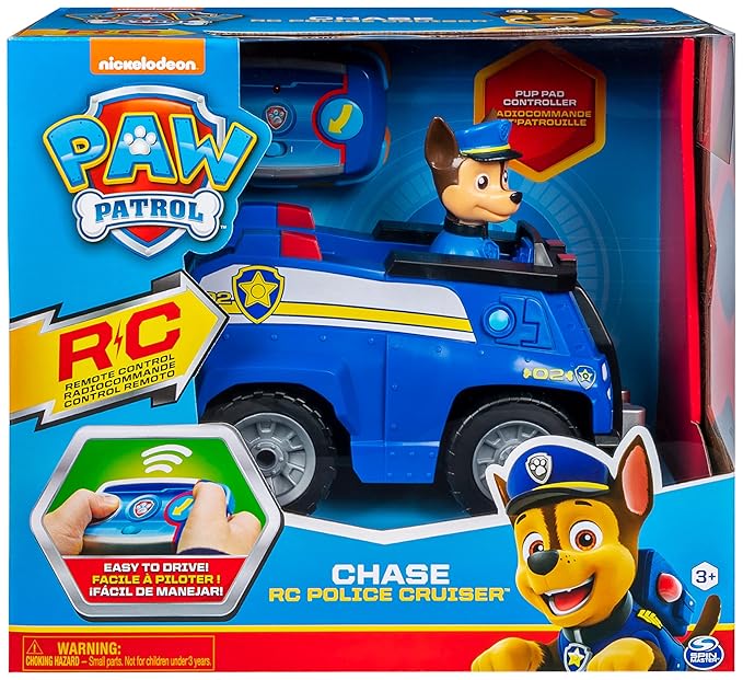 PAW Patrol Chases Remote Control Police Car with Remote Control Toy
