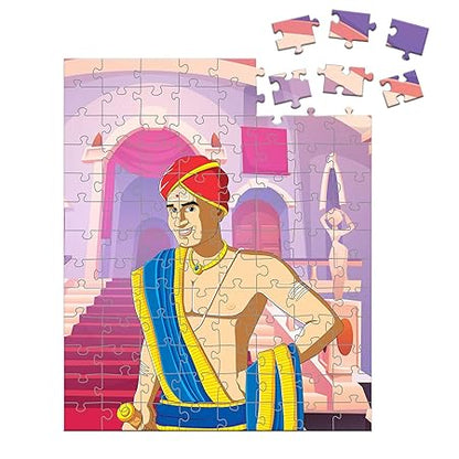 Play learn Funskool -Tenali Raman 104 Pieces Puzzle