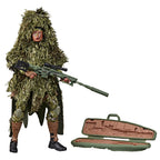 G.I. Joe Classified Series 60th Anniversary Action Marine - Sniper, Collectible 6 Inch Action Figure with Ghillie Suit and 19 Accessories