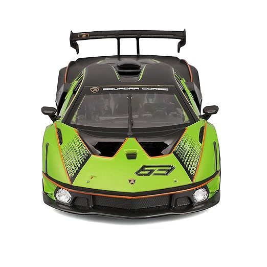 Diecast Cars, Cars,Lamborghini, Race,Bburago, Green