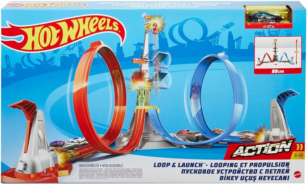 Hot Wheels Loop & Launch Track Set