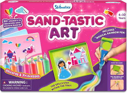 Sand-Tastic Art Unicorns & Princesses | Controlled-Mess Sand Art