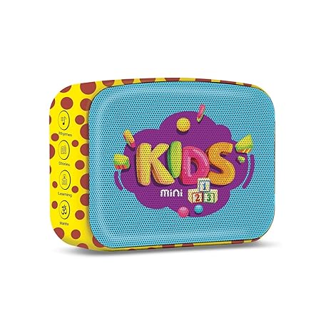 Saregama Carvaan Mini Kids - Pre-Loaded with Stories, Rhymes, Learnings, Mantras with Bluetooth/USB
