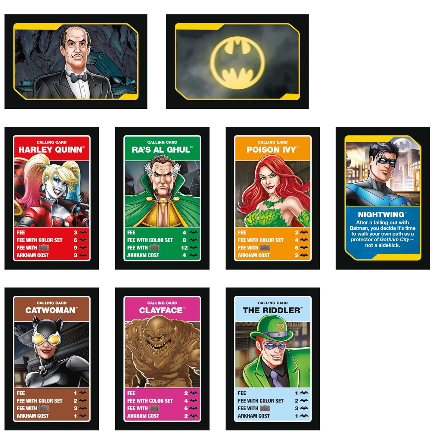 Monopoly Batman Edition Board Game | Monopoly Game for Batman Fans | Ages 8 and Up | 2 to 4 Players | Family Games | Strategy Games for Kids and Adults