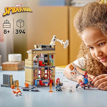 LEGO Marvel Peter Parker’s Apartment Super Hero Battle Building Toy 76317 for 8+ Gift for Boys and Girls