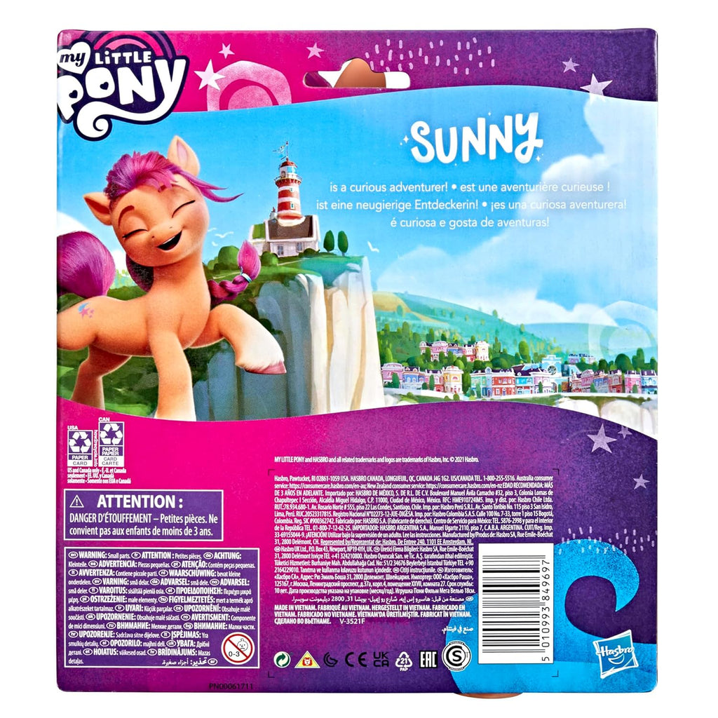 My Little Pony Tail Orange Pony Figure with Comb, Toy for Kids Ages 3 and Up