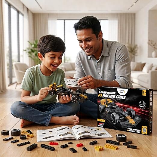 Thinkar Place Speed F1 Race Car Building Block Toy Set for 7+ (469 Pcs)