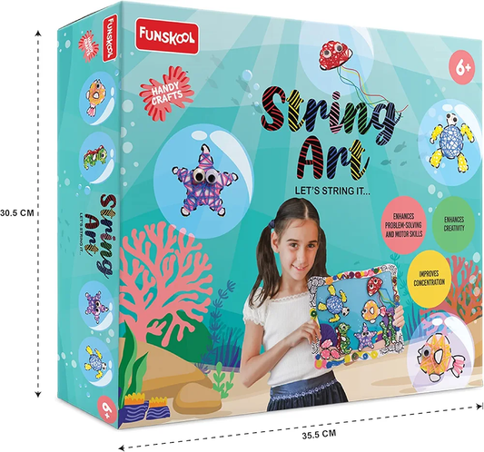 Funskool Handycrafts DIY String Art Kit for Beginners