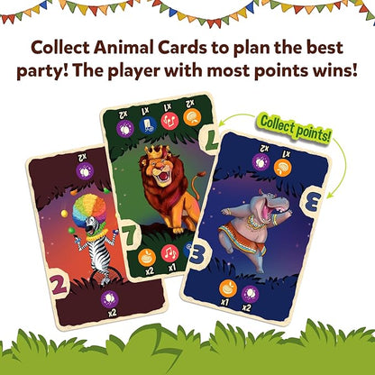 Skillmatics Card Game - Jungle Party, Fun Family Card