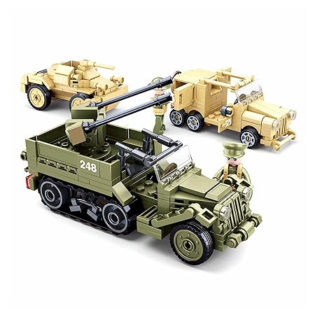 Sluban World War 2 Gift Set Building Blocks Kit for Kids - Creative Construction