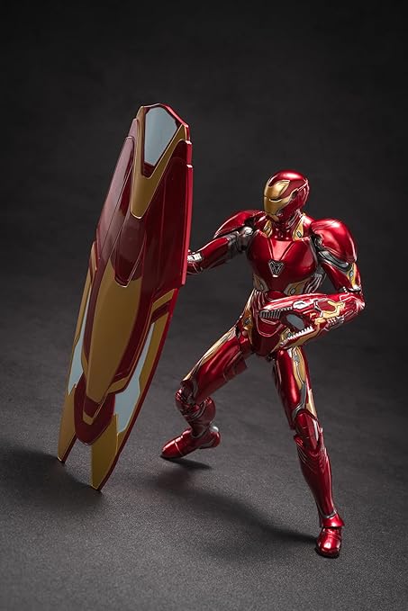 Marvel Iron Man MK50 - Luxury Version, Iron Man Mark 50, Action Figure with Avengers Infinity War Collectible, Premium Collectibles, Durable PVC Materials
