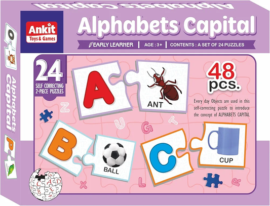 Ankit Toys & Games Alphabet Capital Educational Puzzle