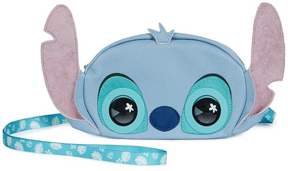 Purse Pets, Disney Stitch Interactive Pet Toy and Shoulder Bag with Over 30 Sounds and Reactions, Cross-Body Bag, Kids’ Toys for Girls