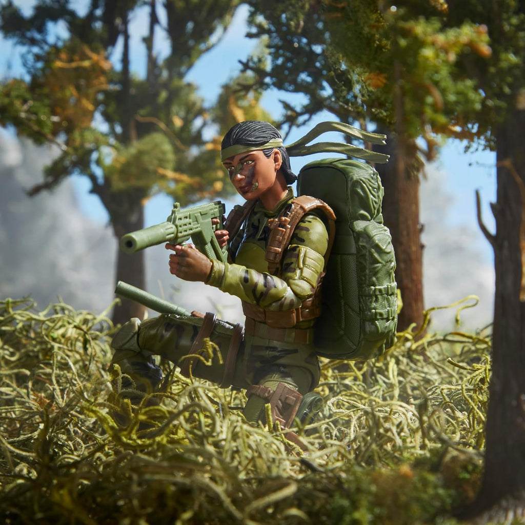G.I. Joe Classified Series 60th Anniversary Action Marine - Sniper, Collectible 6 Inch Action Figure with Ghillie Suit and 19 Accessories