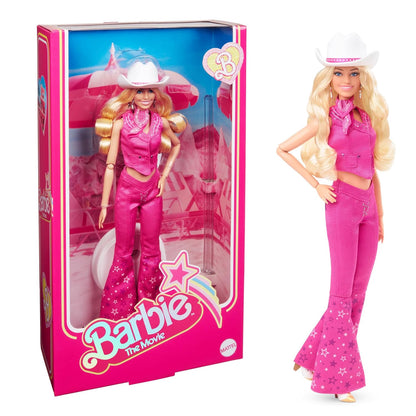 The Movie Doll, Margot Robbie as, Collectible Doll Wearing Pink Western Outfit with Cowboy Hat