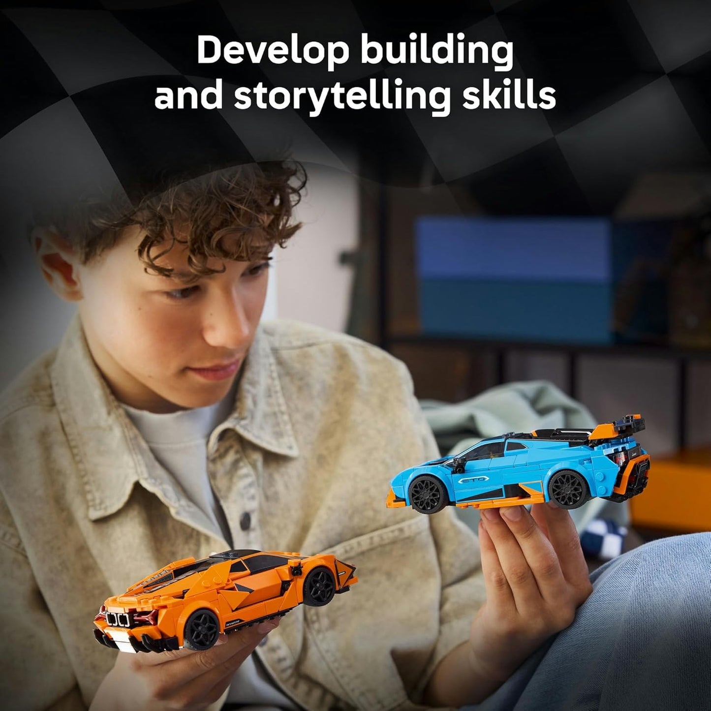 LEGO Speed Champions Lamborghini Revuelto & Huracán STO 77238 Building Blocks Toys for 10+ Gift for Boys and Girls