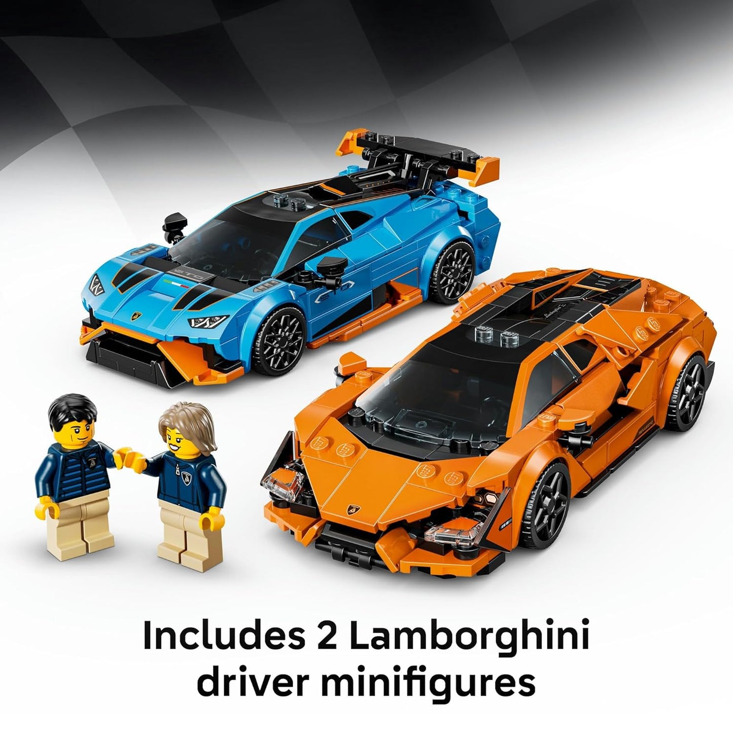LEGO Speed Champions Lamborghini Revuelto & Huracán STO 77238 Building Blocks Toys for 10+ Gift for Boys and Girls