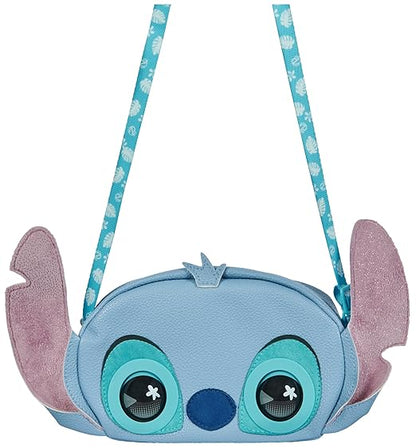 Purse Pets, Disney Stitch Interactive Pet Toy and Shoulder Bag with Over 30 Sounds and Reactions, Cross-Body Bag, Kids’ Toys for Girls