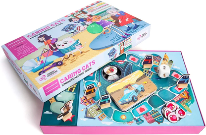 Chalk and Chuckles Kid Caring Cats Kindness Around Town, Board Game
