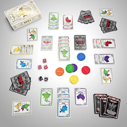 Hasbro Gaming Risk Strike Cards and Dice Game