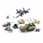 Sluban World War 2 Gift Set Building Blocks Kit for Kids - Creative Construction