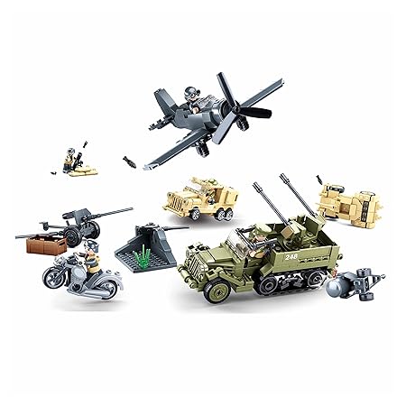 Sluban World War 2 Gift Set Building Blocks Kit for Kids - Creative Construction