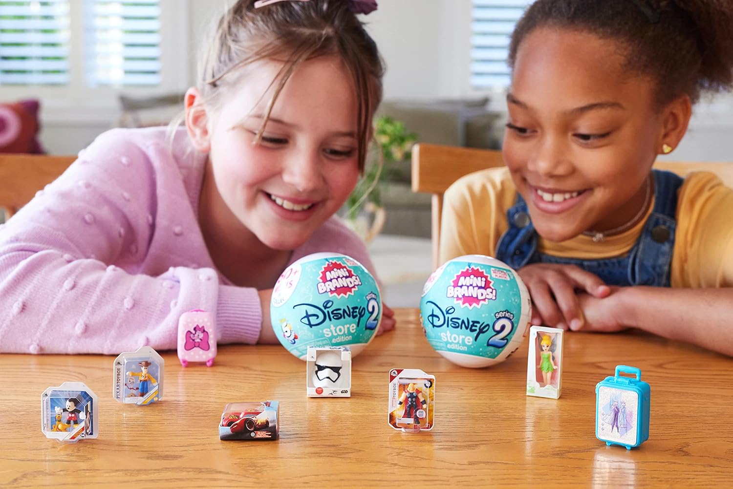 Zuru Mini Brands Disney Store Edition Series 2 Miniature Toy Product Blind Capsule - Contains 5 Miniature Figures
